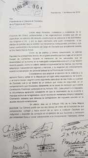 NADIA GARCÍA AMUD SE NIEGA A RENUNCIAR Y PONE EN RIDÍCULO AL GOBERNADOR DEL CHACO Y TITULAR DEL PARTIDO JUSTICIALISTA