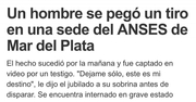 LOS TROLLS DE MACRI SE BURLARON DEL JUBILADO QUE SE SUICIDÓ EN ANSES